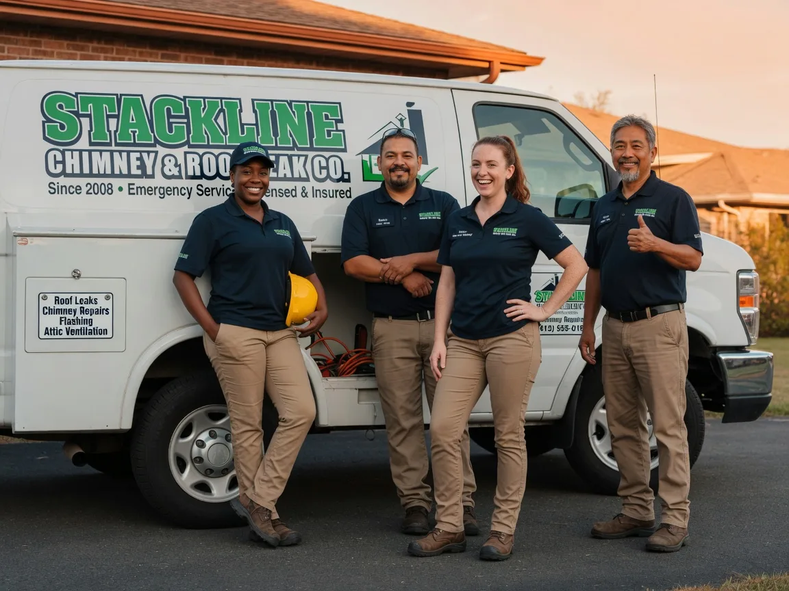 Chimney flashing repair company in Somerset, OH